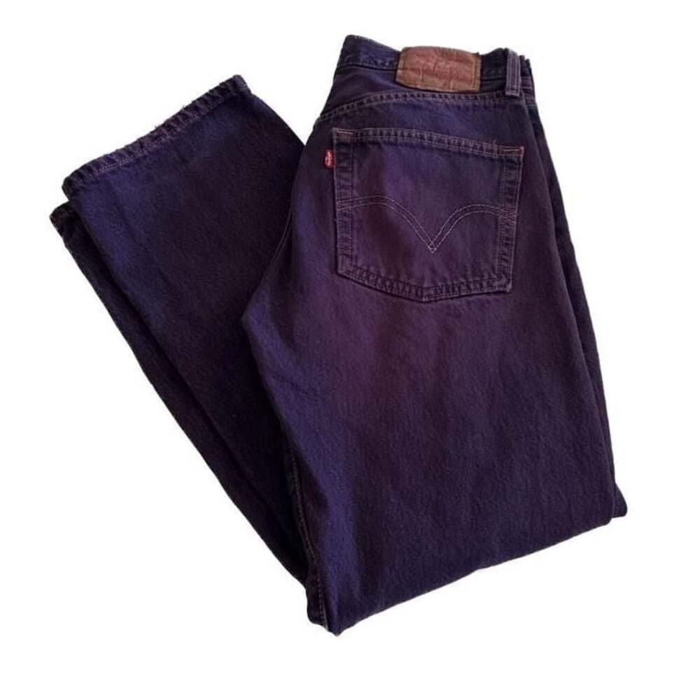 Vintage Levi's‎ 501 Purple Dyed Denim Jeans